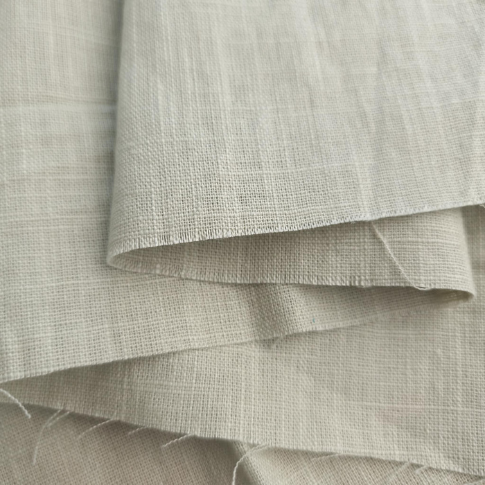 Ramie mit Baumwolle -KHAKI