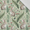 HAPPY BUNNY WZ. 8 - tkanina bawełniana