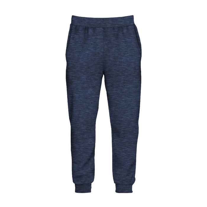 HERREN JOGGINGHOSE  "GREG" S - MELANGE NAVY - Nähset 