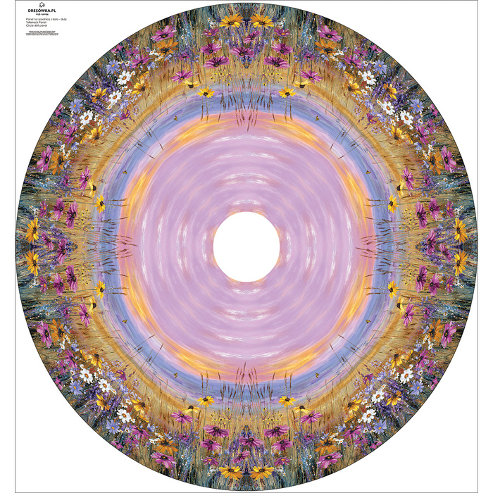Tellerrock-Panel - SUNSET FLOWERS