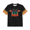 KINDER T-SHIRT - DRAGON M. 1 / schwarz - Single Jersey ITY (128/134)