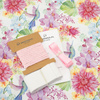 Damen Badeshorts - KOLIBRIS UND BLUMEN S