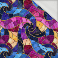 STAINED GLASS WZ. 24 - lekka dzianina drapana