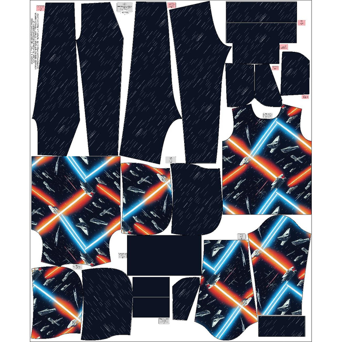 DĚTSKÉ TEPLÁKY (OSLO) - LIGHT RAYS - Sada šití (86-92)