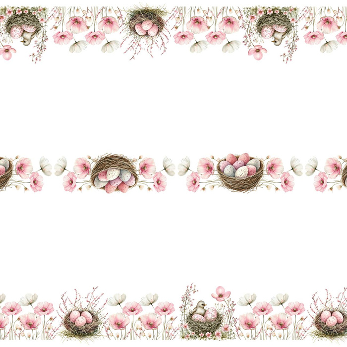 EASTER PAT. 3 - Woven Fabric for tablecloths