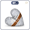DECORATIVE PILLOW HEART - Super Grandpa / TOOLS 