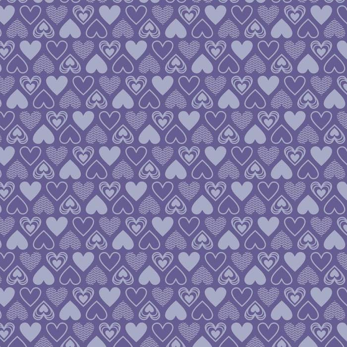 VALENTINESHERZEN m. 2 (Very Peri) - Lycra 300g