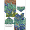 KID’S T-SHIRT - IRISES (Vincent van Gogh) - sewing set (128/134)