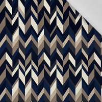 RETRO GEOMETRIC WZ. 18 - tkanina bawełniana