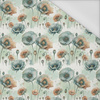 FLOWERS OWL FAMILY - quick-drying woven fabric