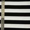 Viskose Jersey - STREIFEN WEIß / SCHWARZ 2,0cm x 2,0cm