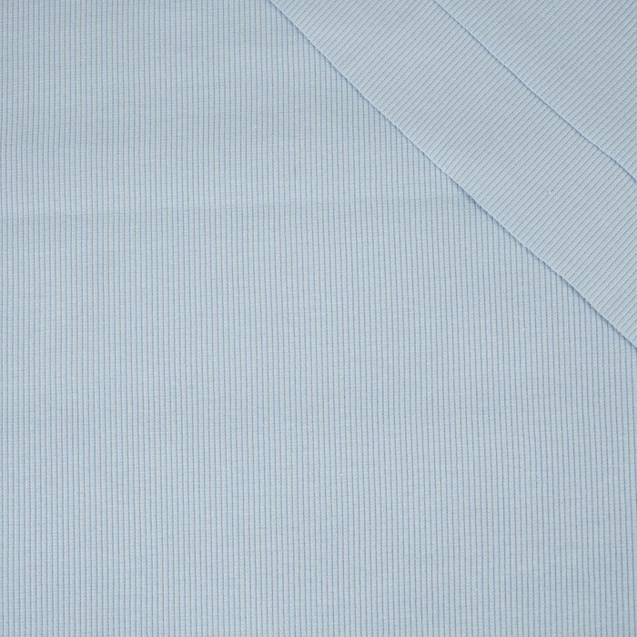 Strickware gerippt - HELLBLAU (D-75) 