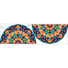 Tellerrock-Panel - WATERCOLOR FLORAL WZ. 3