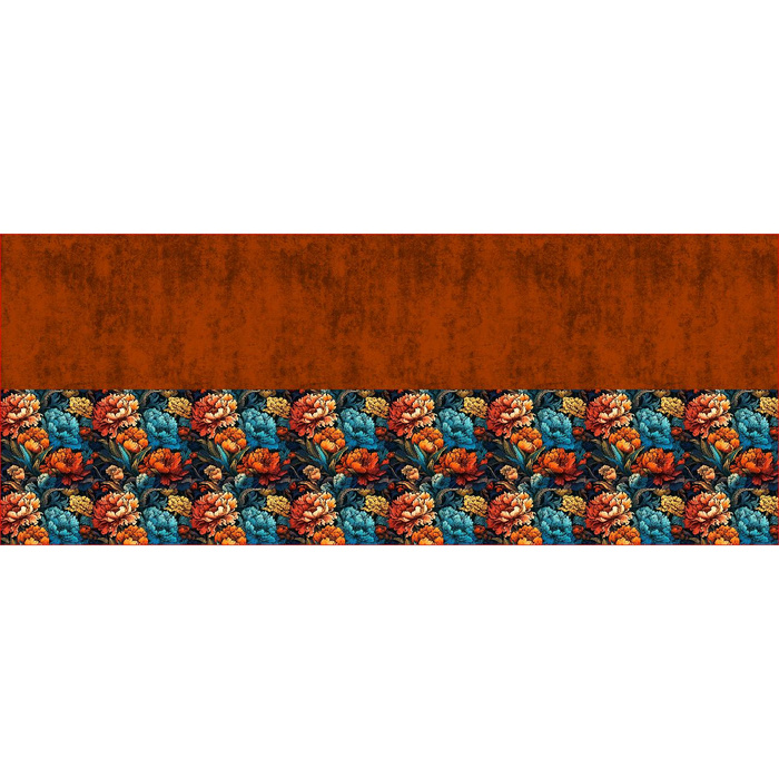 KNOPFSCHAL - VINTAGE CHINESE FLOWERS M. 1 - Nähset