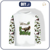 LONGSLEEVE - DINO PLANTS - single jersey (110/116)