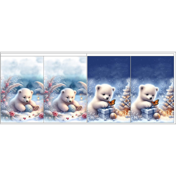 Geschenkbeutel - WINTER 4 - Nähset - KLEIN