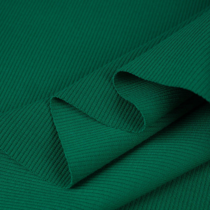 Rib Jersey fabric Unicolour - LUSH MEADOW (D-82)