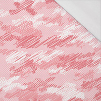 CAMOUFLAGE - scribble / red - single jersey with elastane