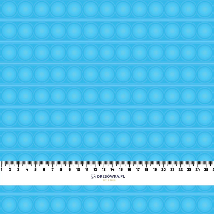 BUBBLED / turquoise - quick-drying woven fabric