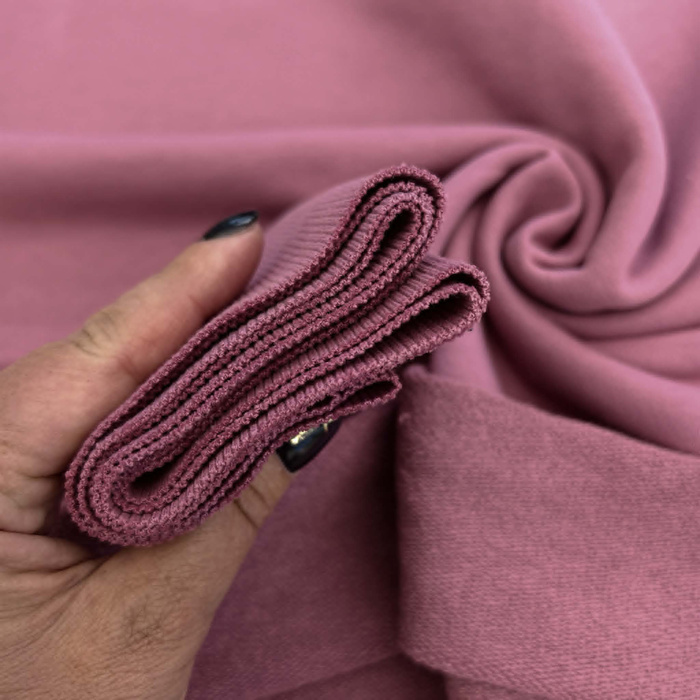HEAVY Elastisches Rippbündchen 500g - MAUVE