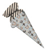 First Grade Candy Cone - SLOTHS / butterflies (SLOTHS) / grey - big