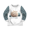 KINDERPYJAMAS "MIKI" - SLEEPING CAT - Nähset (98/104)