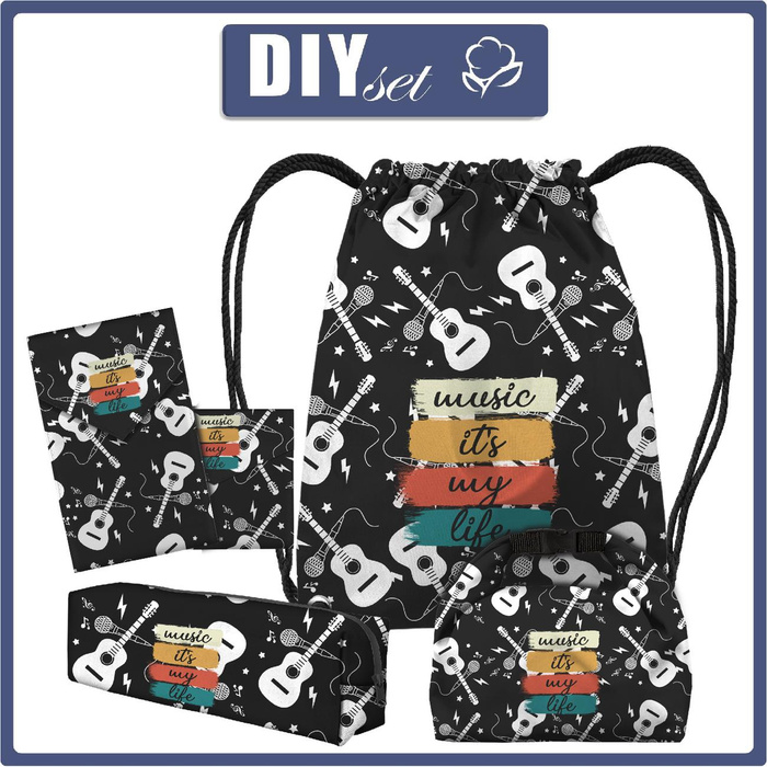 Žákovský balíček - MUSIC IT'S MY LIFE - Sada šití