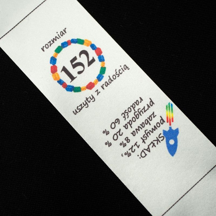 Boyish care tag - size 62 - 4 pcs set