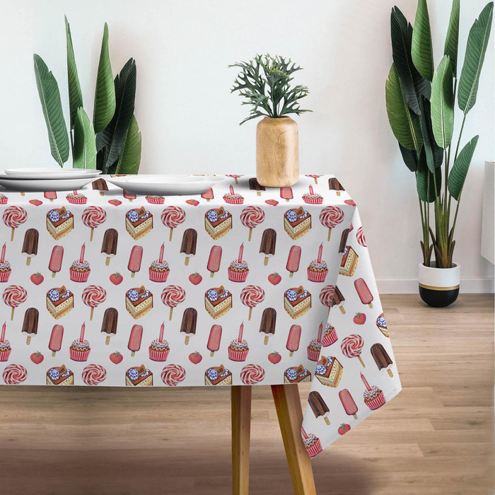 SWEETS pat. 2 - Cotton woven fabric