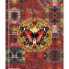 ANIMALS MANDALA wz.11 - panel (60cm x 50cm) brushed knitwear with elastane ITY