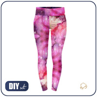 LEGGINSY SPORTOWE - AKWARELOWA GALAKTYKA WZ. 6