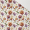 FLOWERS HEDGEHOG FAMILY - Hydrophobic brushed knit