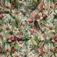 Flowers wz. 66 - Cotton muslin
