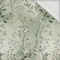 PASTEL FLOWERS WZ. 27 - dresówka pętelkowa