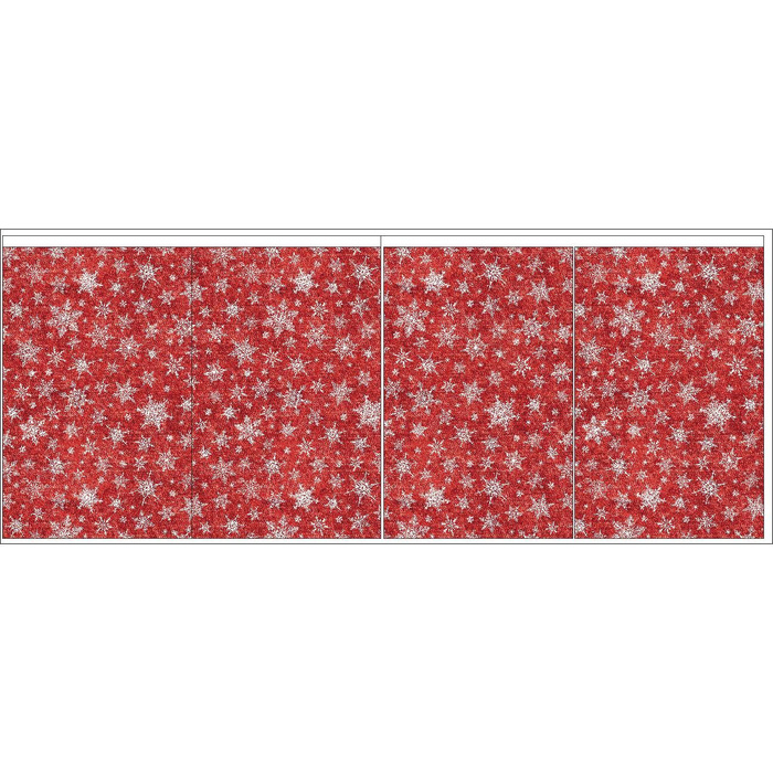 Dárkové pytlíky - SNĚHOVÉ VLOČKY VZ. 2 / ACID WASH červená - Sada šití - MALÝ