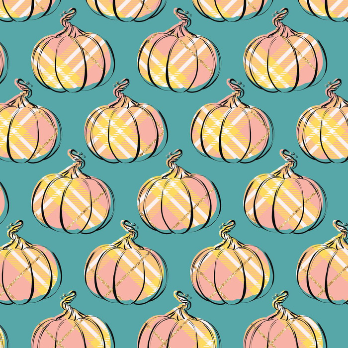 PUMPKINS / check (GLITTER AUTUMN)