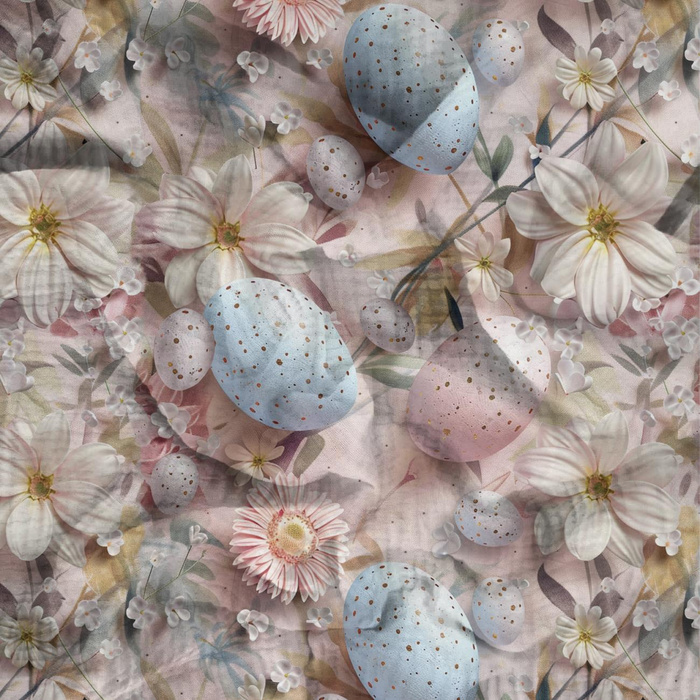 HAPPY EASTER WZ.8 - Baumwoll Musselin