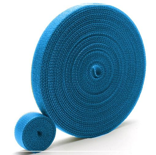 Nylon Velcro Hoop Tape 20 mm complet - turquoise