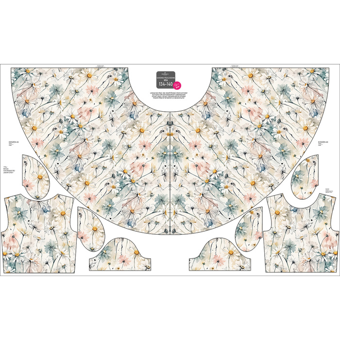 KINDER KLEID "MIA" - FLORAL REVERIE WZ. 13 - Nähset