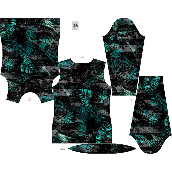 WOMEN'S THERMO BLOUSE (PATTY) - JUNGLE ZEBRA - sewing set XXL