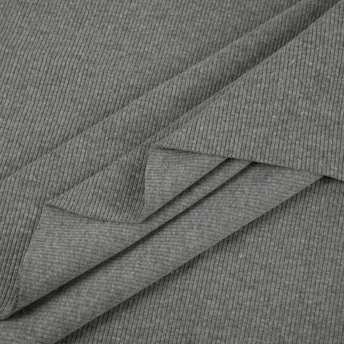 Rippjersey Uni - Öko MELANGE (D-190)
