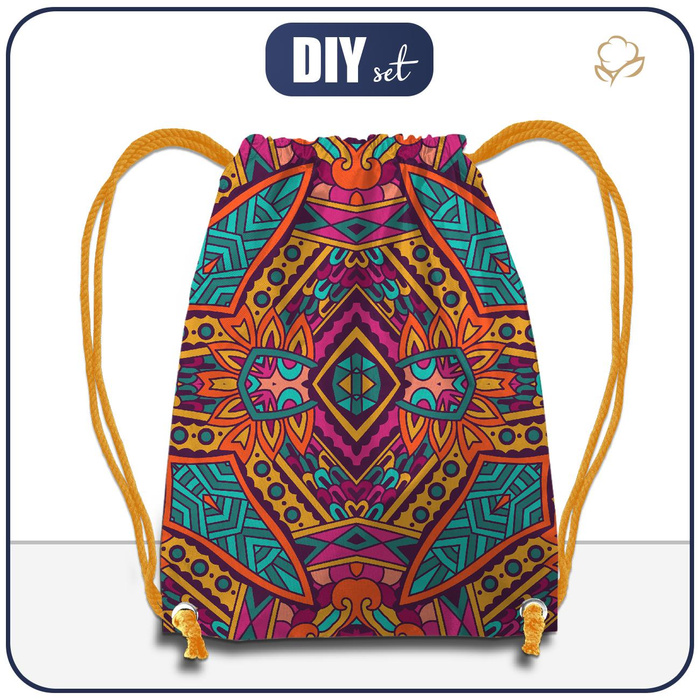GYM BAG - COLORFUL MANDALA pat. 1 - big
