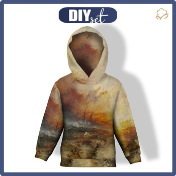 DĚTSKÁ MIKINA S KAPUCÍ (ALEX) - OTROKÁŘSKÁ LOĎ (William Turner) - Sada šití