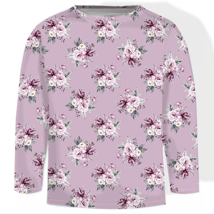 LONGSLEEVE - AQUARELL-STRAUß Ms. 5 - Single Jersey (122/128)