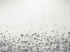 SNOWFLAKES / grey - panel looped knit 