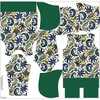 BLUZA DAMSKA "POLA" (XXXL) CLASSIC Z KAPTUREM - Hemp leaves WZ. 4 - zestaw do uszycia