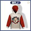 KINDER HOODIE (ALEX) - HAPPY SANTA - Sommersweat (134/140)