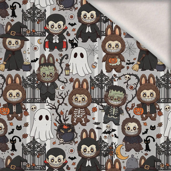 Creepy Cute Halloween WZ.5 - teplákovina počesaná s elastanem ITY