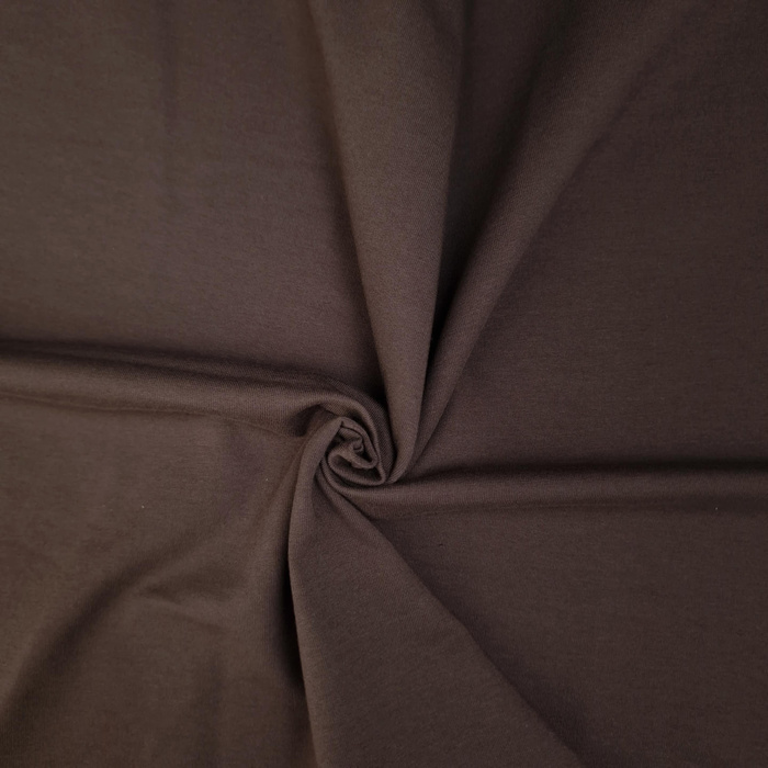 Looped knitwear with elastan - ESPRESSO (D-246)