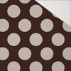 POLKA DOTS WZ. 5 - Hydrofobní česaná teplákovina